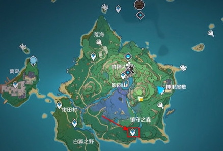 原神神樱大祓三个结界位置在哪