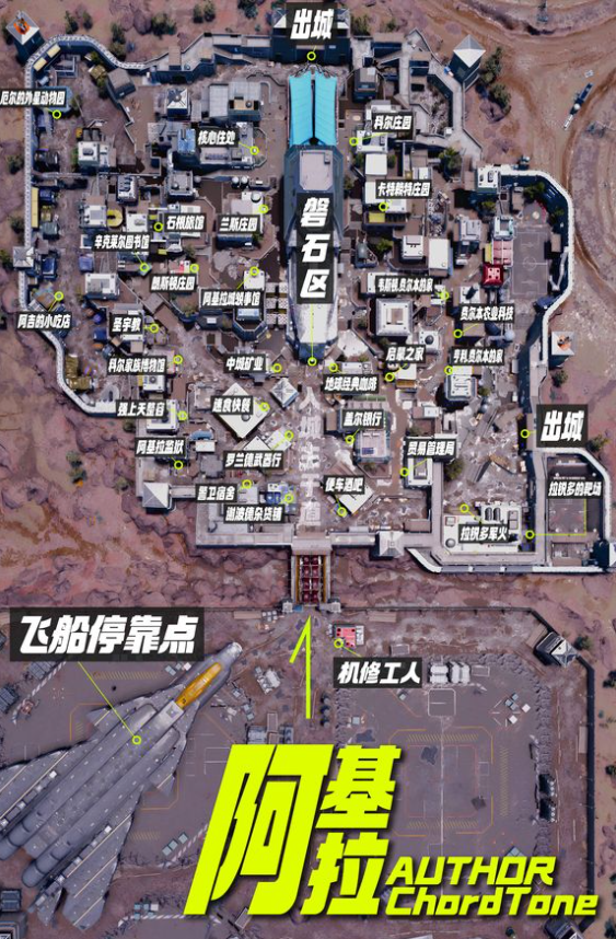 星空starfield阿基拉地图一览