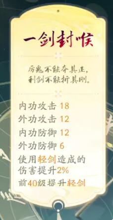 射雕金色天赋效果一览