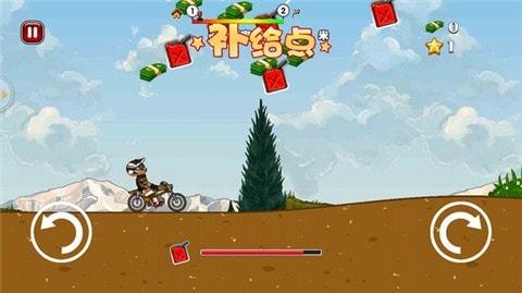 轻松越野摩托车游戏截图-2