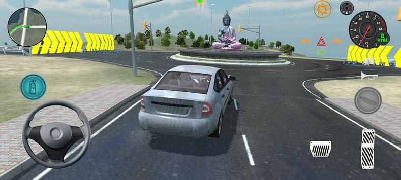 印度汽车3d驾驶模拟器游戏截图-1