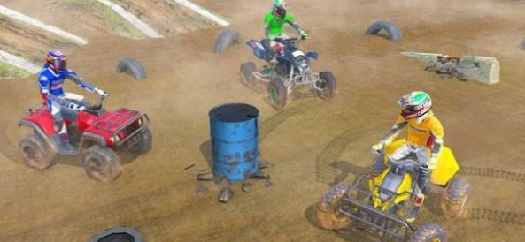 ATV四轮自行车赛游戏截图-3