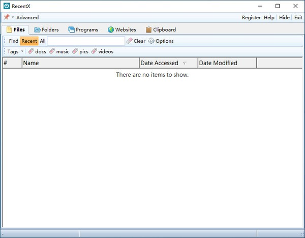 RecentX(电脑访问查询器)游戏截图-1