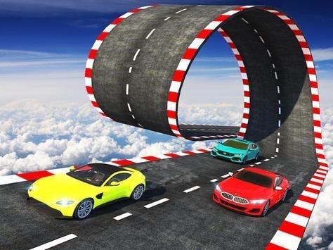 空中坡道汽车游戏截图-2