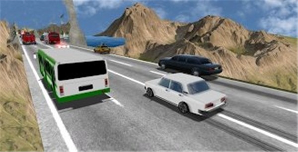 繁忙道路赛车游戏截图-2