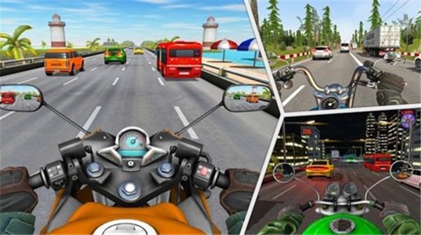 交通骑士公路赛车游戏截图-1