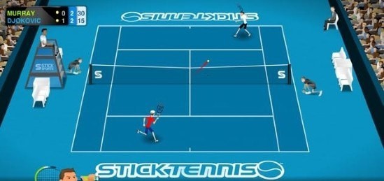 Stick Tennis游戏截图-1