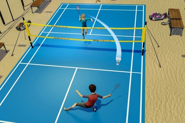 羽毛球对决1v1