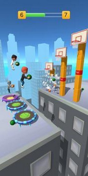 跳起来扣篮3D游戏截图-4