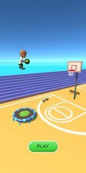 跳起来扣篮3D游戏截图-3