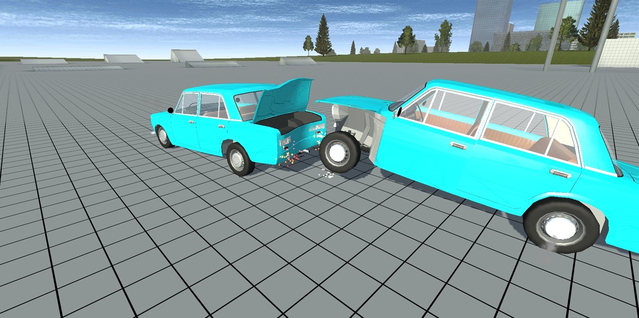 Simple Car Crash Physics Simulator Demo(车祸模拟器马路杀手)游戏截图-3