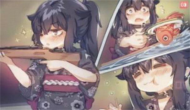 在阴暗的房间中和独孤的女孩子的物语游戏截图-2