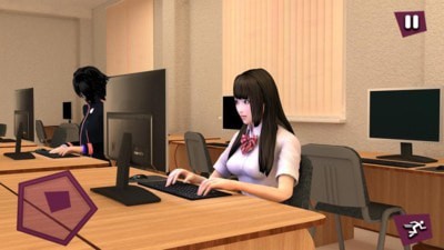 校园女高中生日常游戏截图-1