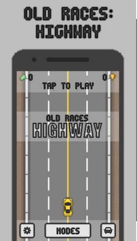 像素公路赛车游戏截图-4
