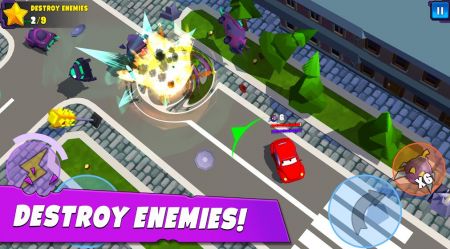赛车竞技场Car Eats Car 3D游戏截图-2