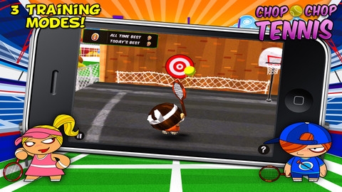 chop网球 Chop Chop Tennis HD游戏截图-3