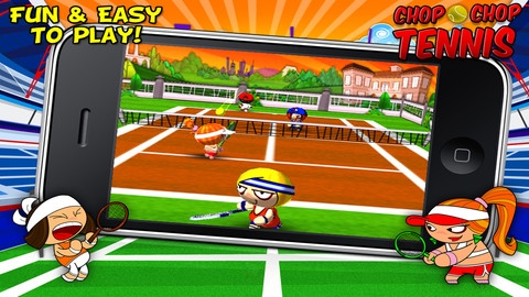 chop网球 Chop Chop Tennis HD游戏截图-2