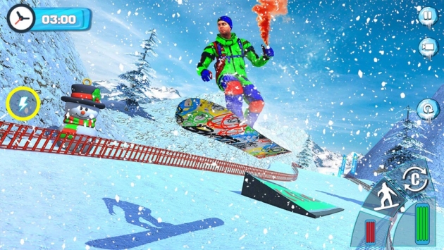 滑雪板滑雪比赛2020ios版游戏截图-3