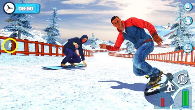 滑雪板滑雪比赛2020ios版游戏截图-1