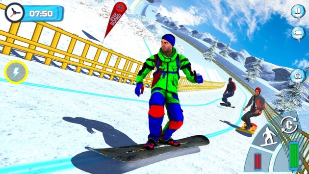 滑雪板滑雪比赛2020ios版游戏截图-6