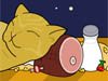 猫咪的万圣节大餐