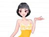 花衣提包女