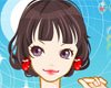 吐舌耳环女孩