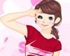 自信透明装女