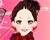 红衣女子妆容