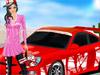 性感跑车美女