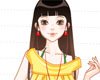 短发吊带女孩