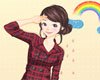 雨后温柔女生