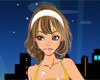 艳妆夜游少女