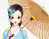 美貌韩服姑娘