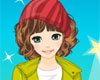 温柔水蓝少女
