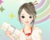 现代韩服女孩