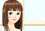 休闲美女化妆