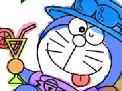 多啦A梦水彩画11