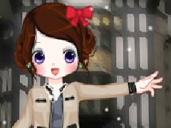 伦敦街头女孩