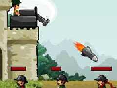 炮兵守城