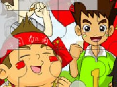 运动王迪克啦啦队拼图