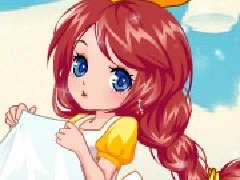 女孩洗衣