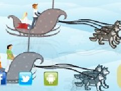 雪橇犬比赛
