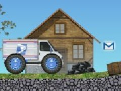 送信大卡车