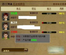 浅聊商业大亨工厂主任的提拔攻略