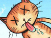 弹弓打猫咪