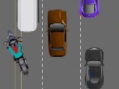 摩托车路面穿行