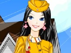 制服装美女
