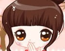 可爱大眼女孩