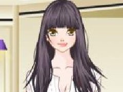美丽女孩的仲夏夜